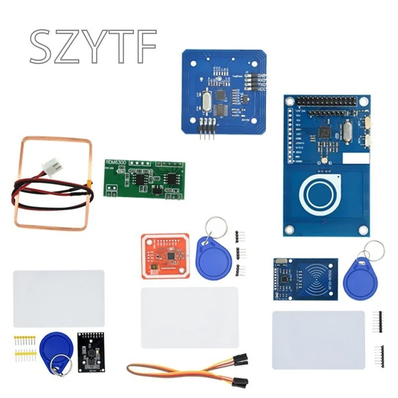 RFID Module RC522 MFRC-522 RDM6300 Kits S50 13.56 Mhz 125Khz 6cm With Tags SPI Write & Read for Arduino UNO 2560