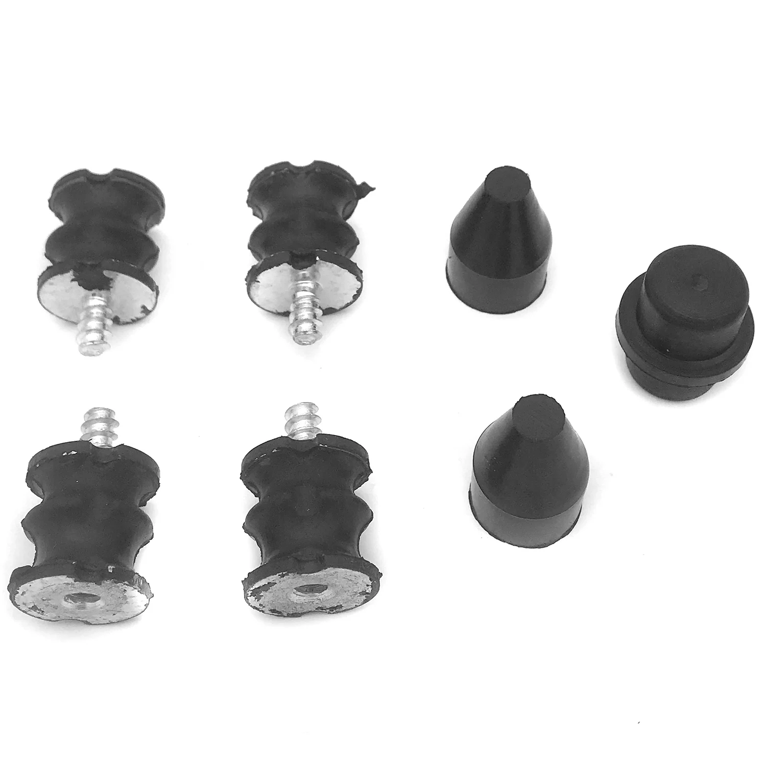 7 Stück Gummi Front griff Isolator Puffer Stoßdämpfer Elemente Set Kit passend für Husqvarna Kettensägen Teile