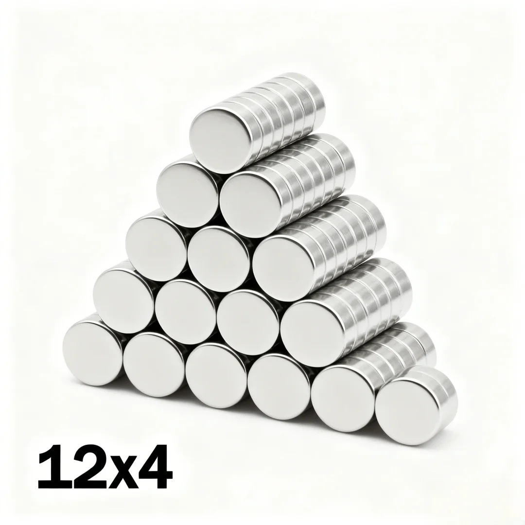 12x4mm Super Strong Magnet N35 Round Magnetic NdFeB Neodymium Magnet Powerful Disc imanes Refrigerator Magnets
