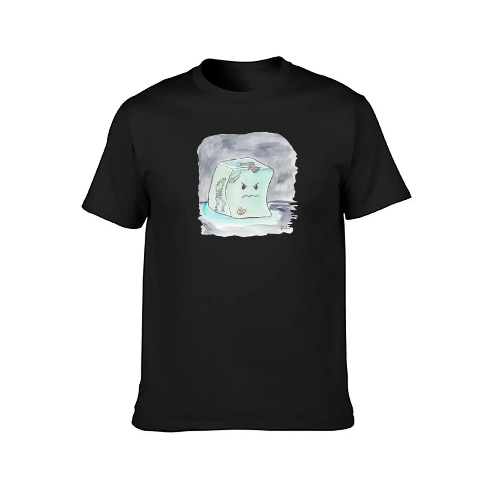 Beware The Angry Gelatinous Cube T-Shirt Blouse plain customs design your own workout shirts for men