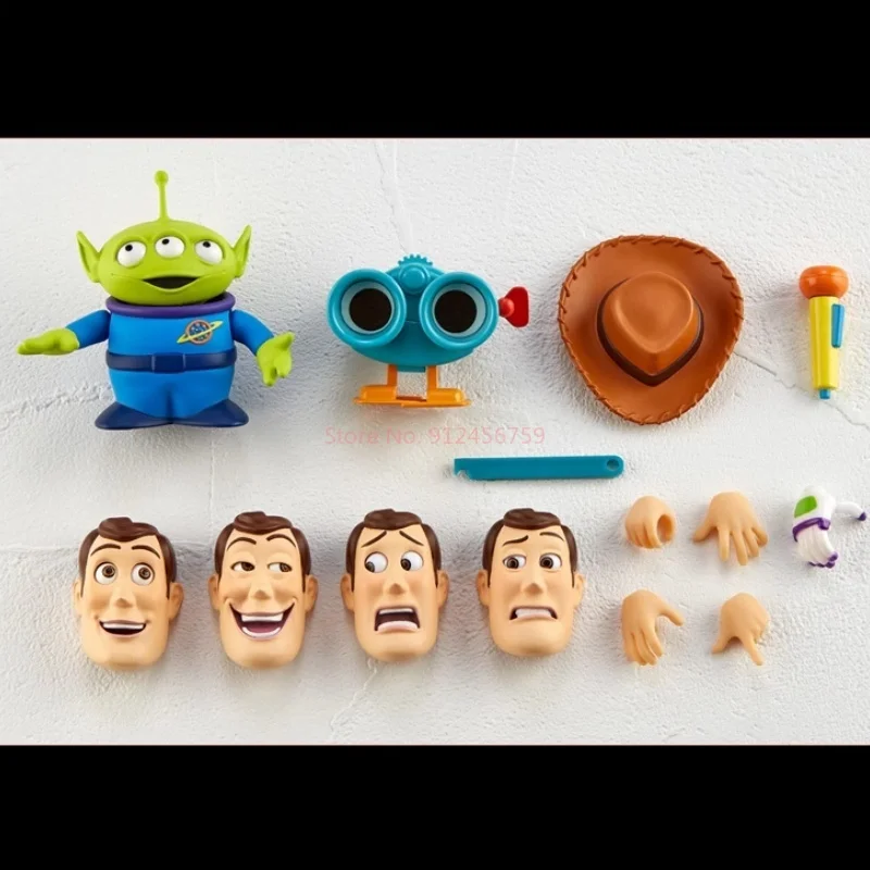 Original In Stock Kaiyodo Revoltech Toy Story Sherif Woody Ver.1.5 2.0 Action Figures Anime Ornaments Collection Model Gifts Toy