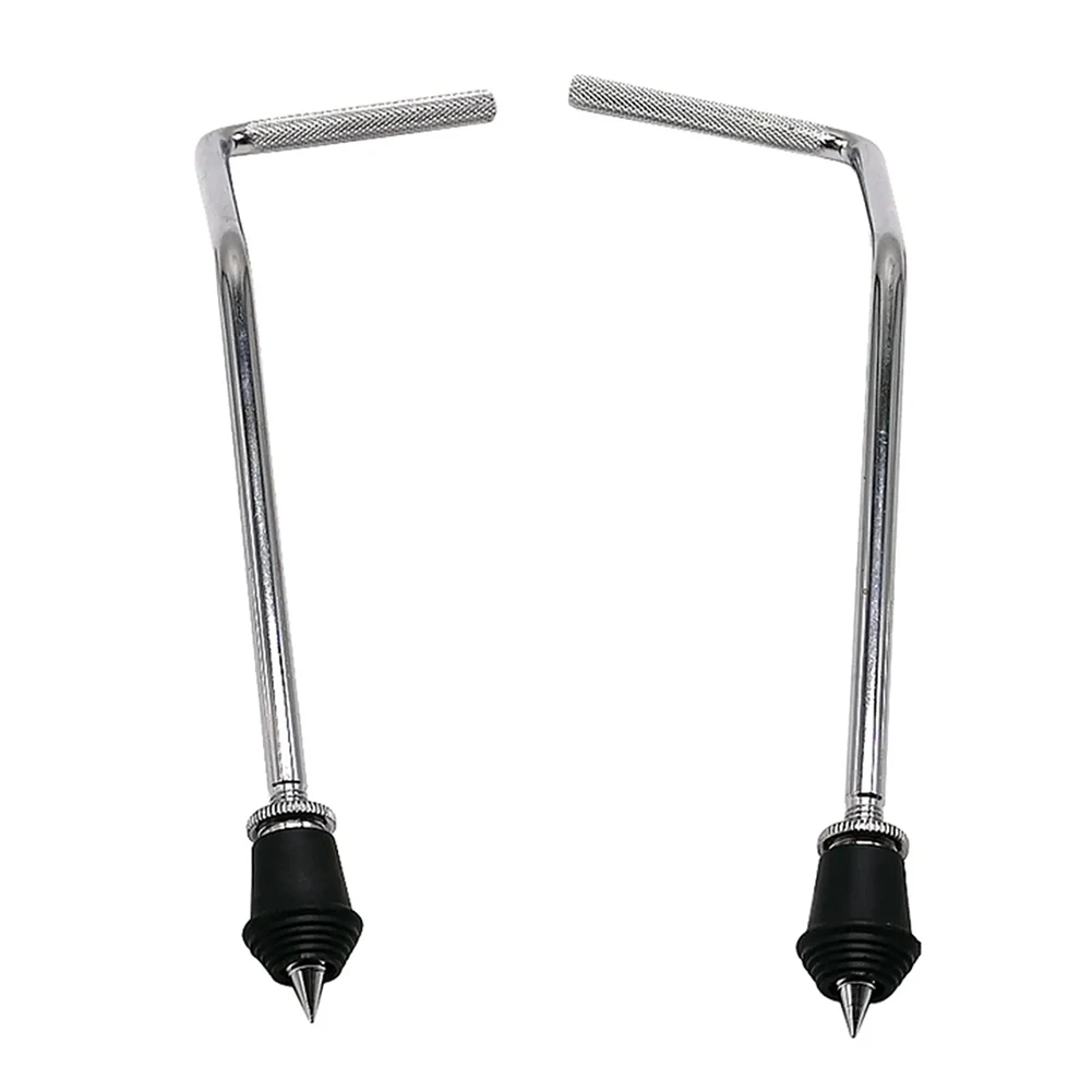 Drum Replacement Legs Bass Drum Legs Drumming Performance High-Grade Electroplated Steel Longevity Quick Replacement