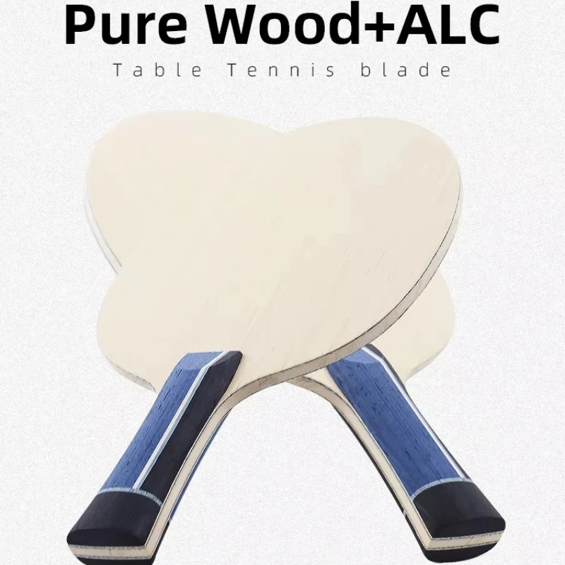 

7-Ply Outer Blue Carbon Fiber Table Tennis Blade 5 Wood 2 Carbon Professional Ping Pong Paddle Table Tennis Racket Fast Attack