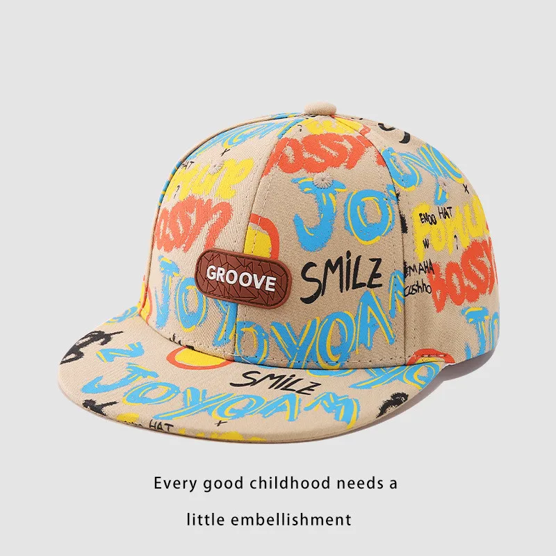 2026 New Kids Baseball Cap Boy Girl Snapback Hip Hop Cap Fashion Letters Children Baby Cap Adjustable Sun Hat For 3-10Y image 6