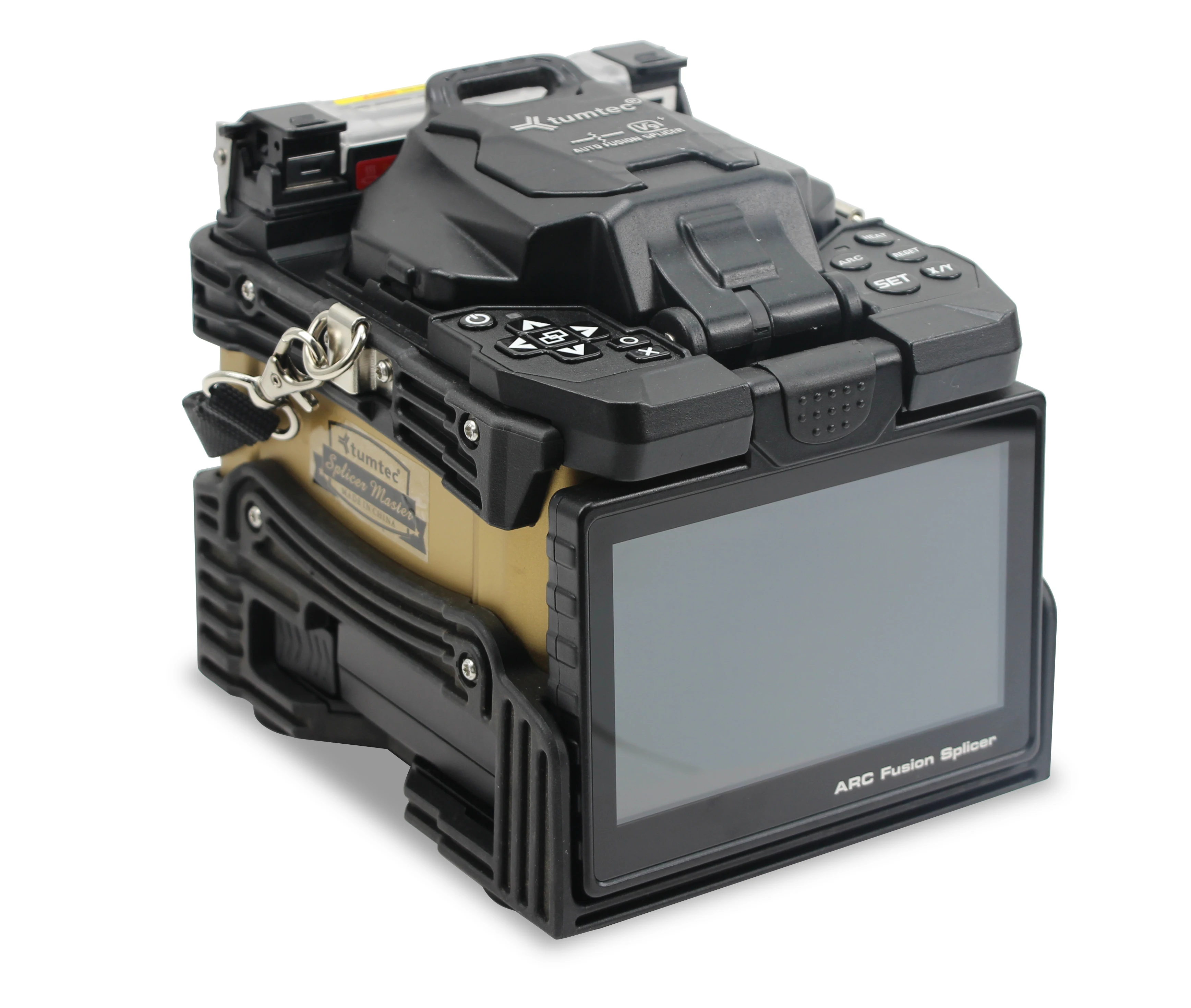 

High Precision 6 Motors Backbone Fusion Splicer V9+ Premium Fiber Optic Equipment