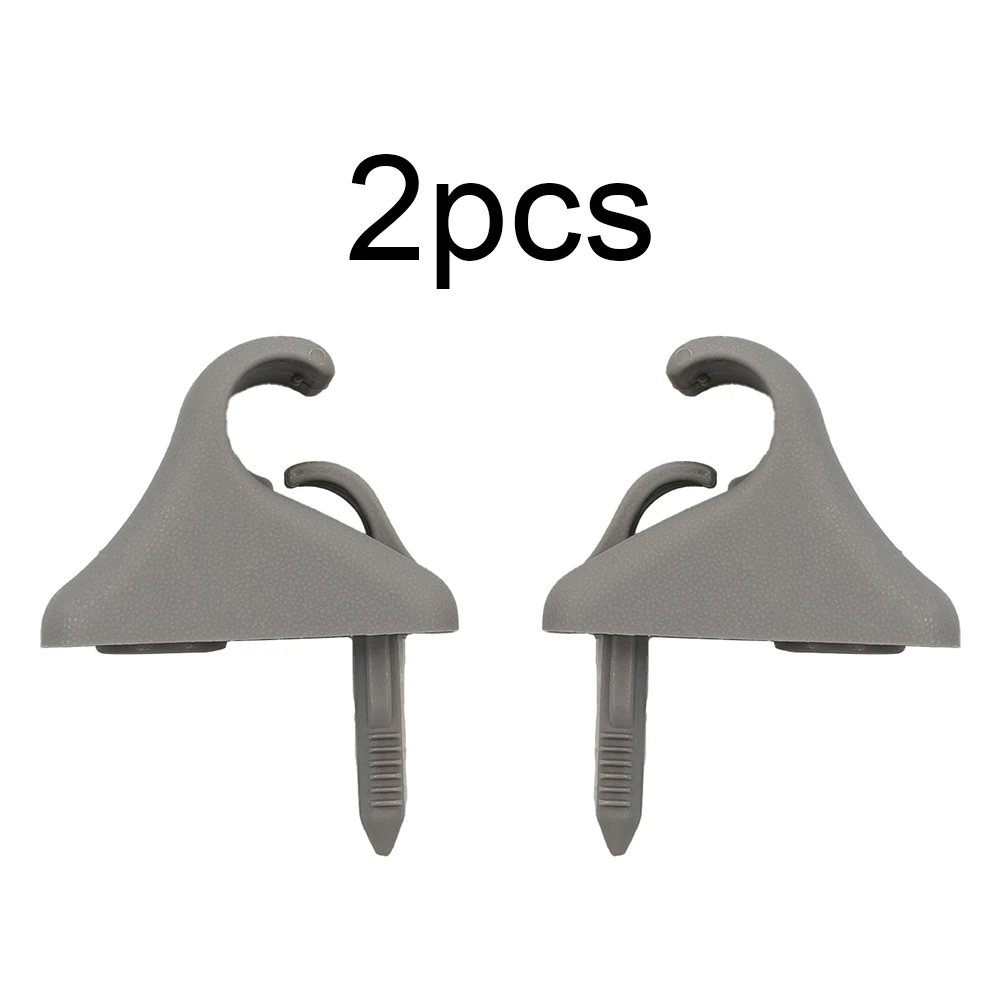 2PCS Sunvisor Retainer Clips For Hyundai Getz 2002 - 2011 852351C300QS Grey ABS Interior High Quality Car Clip Accessories