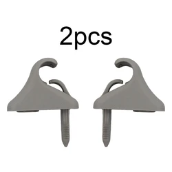 2PCS Sunvisor Retainer Clips For Hyundai Getz 2002 - 2011 852351C300QS Grey ABS Interior High Quality Car Clip Accessories