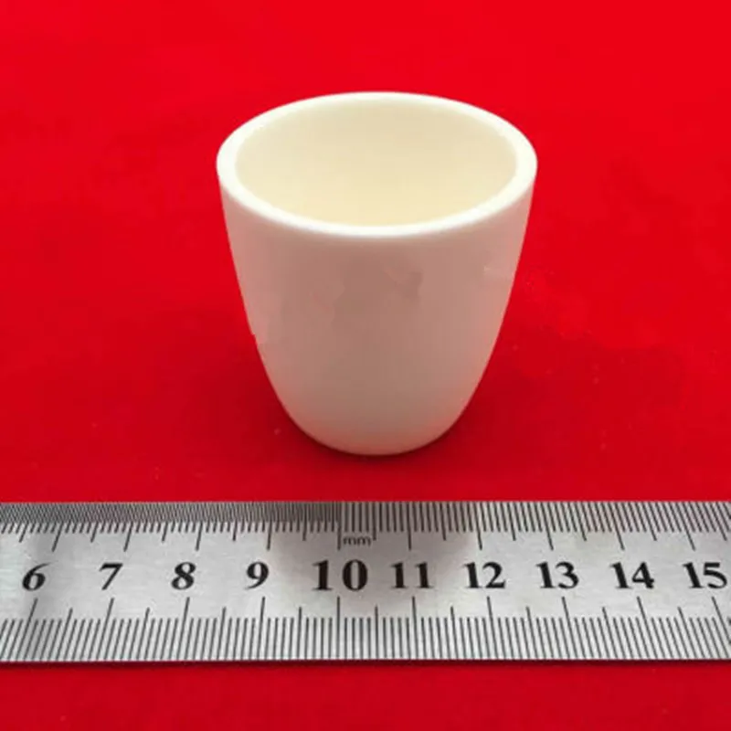 99% high purity alumina al2o3 ceramic crucible for melting dia47x43mm 40ml arc-shaped