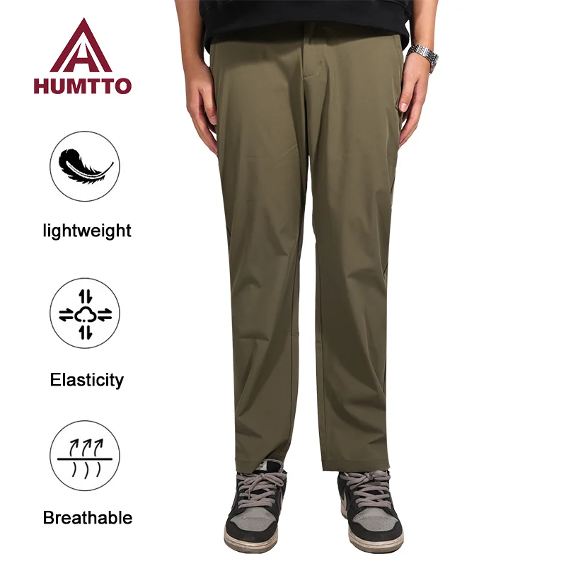 

HUMTTO Breathable Pants for Men Fashion Sport Jogging Casual Pants Man Spring Summer Joggers Trousers Men's Designer Clothing