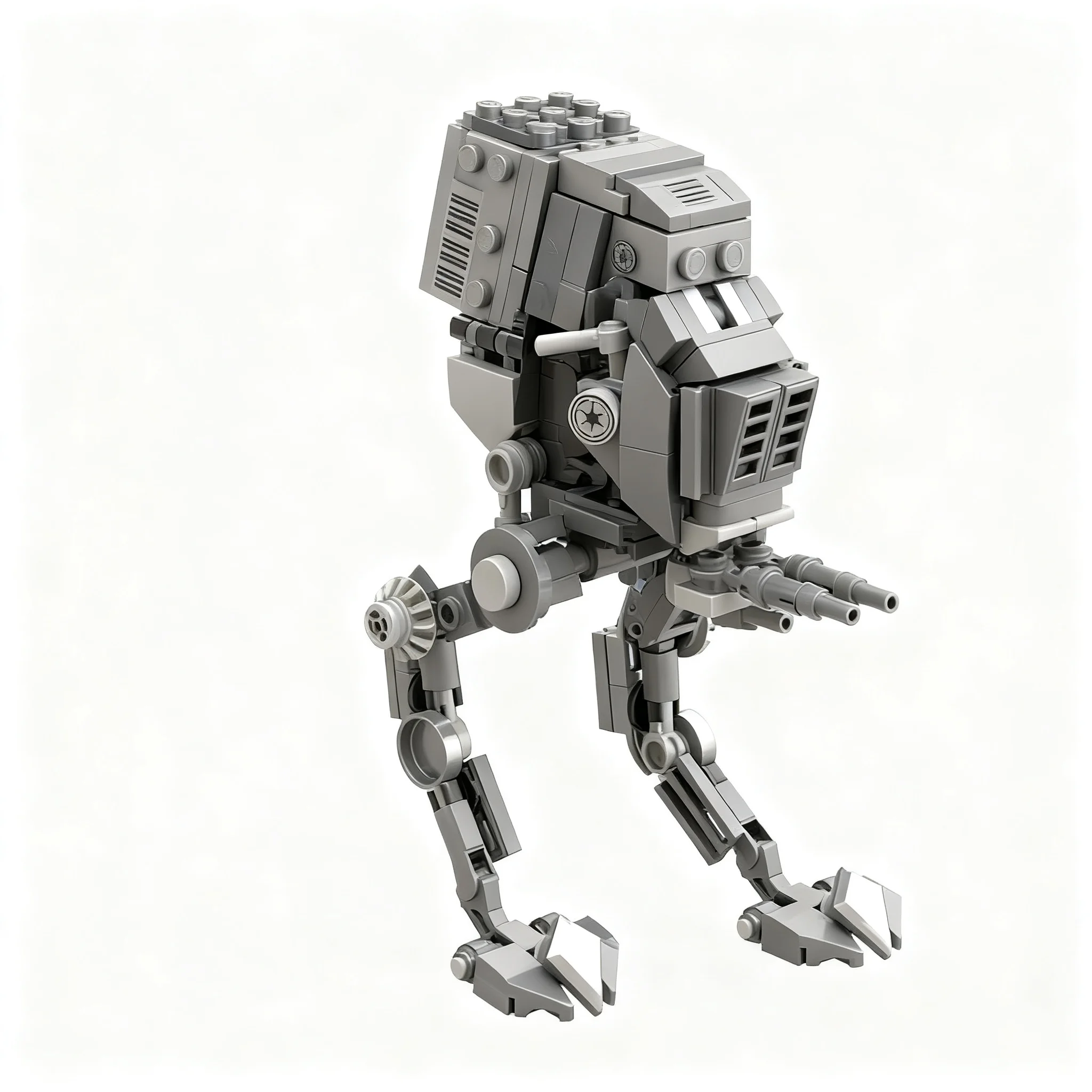 162pcs MOC SW The Mando Grogu Imperial Remnant AT-RT Walker Republic Version Included Star Battle Model Building Blocks Toy