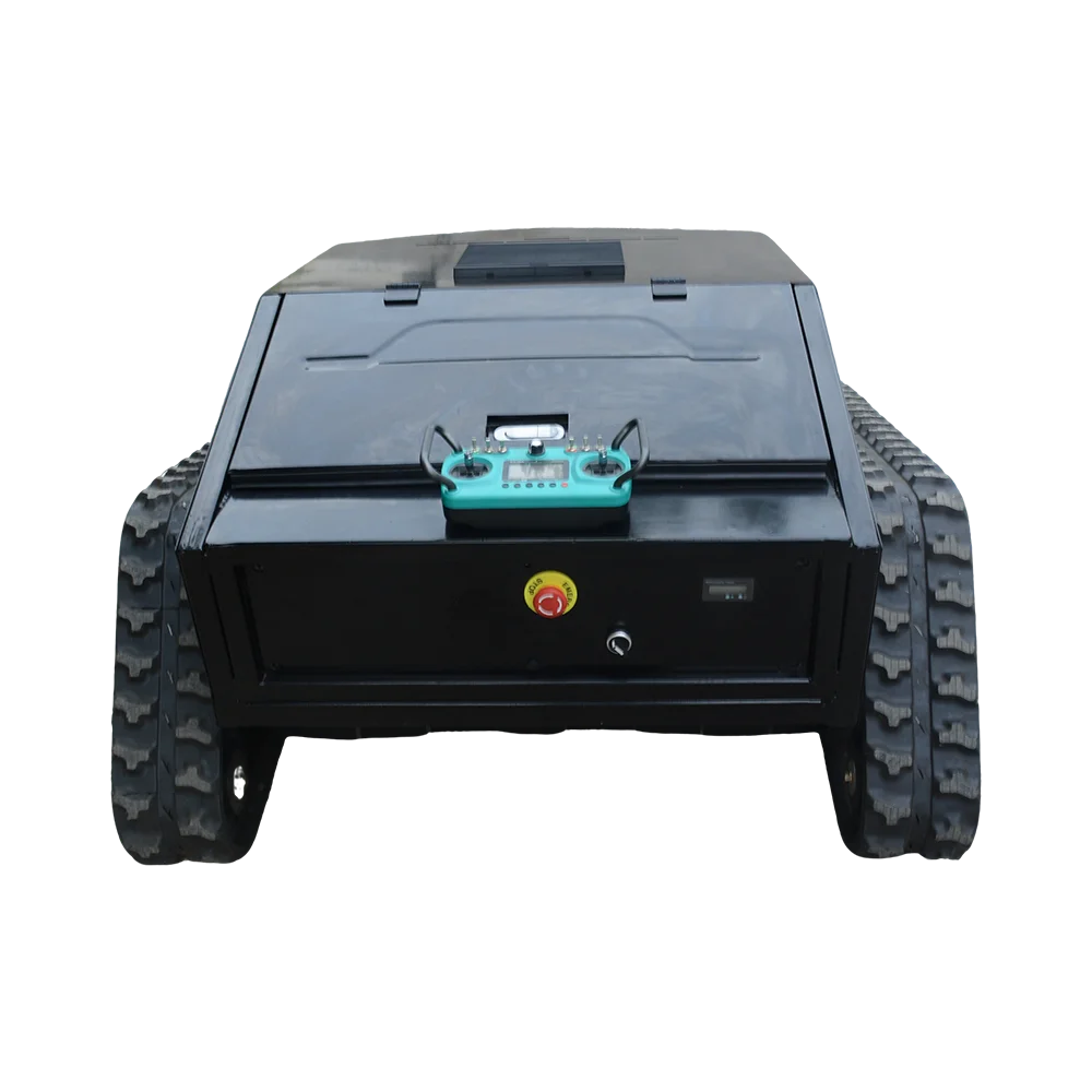 

Robotic Lawn Mower Remote Control Advanced Grass Cutting System crawler lawn mower