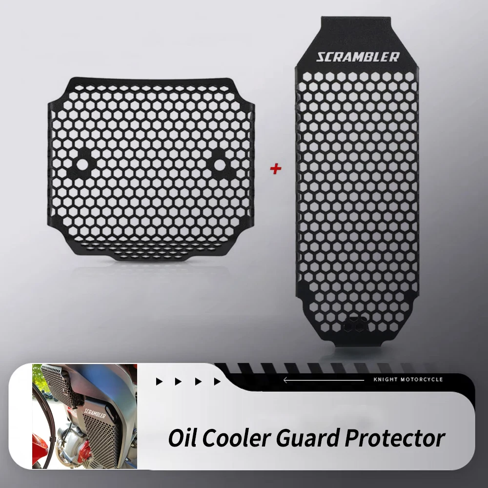 

Radiator Oil Cooler Grille + Rectifier Voltage Regulator Cover Guard Protector Parts For DUCATI Scrambler 800 2015 - 2023 2022