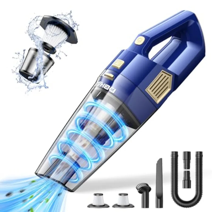 

Handheld Vacuum Cordless 15000PA Powerful Suction Car Vacuum Cleaner Lightweight with Multi Accessories Hand held Vacuum Cleane