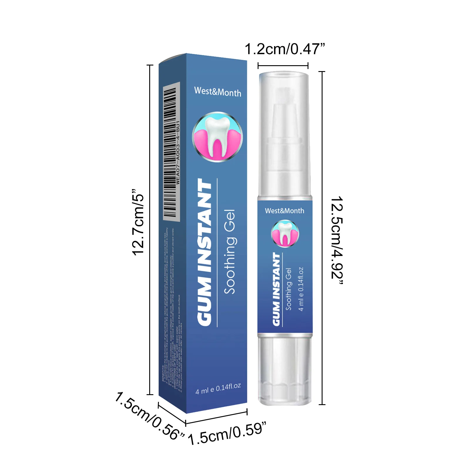 Oral Hygiene Gum Care Gel Relieves Receding Gums Removes Plaque Stains Brightens Teeth and Gums Care Tooth Whitening Products