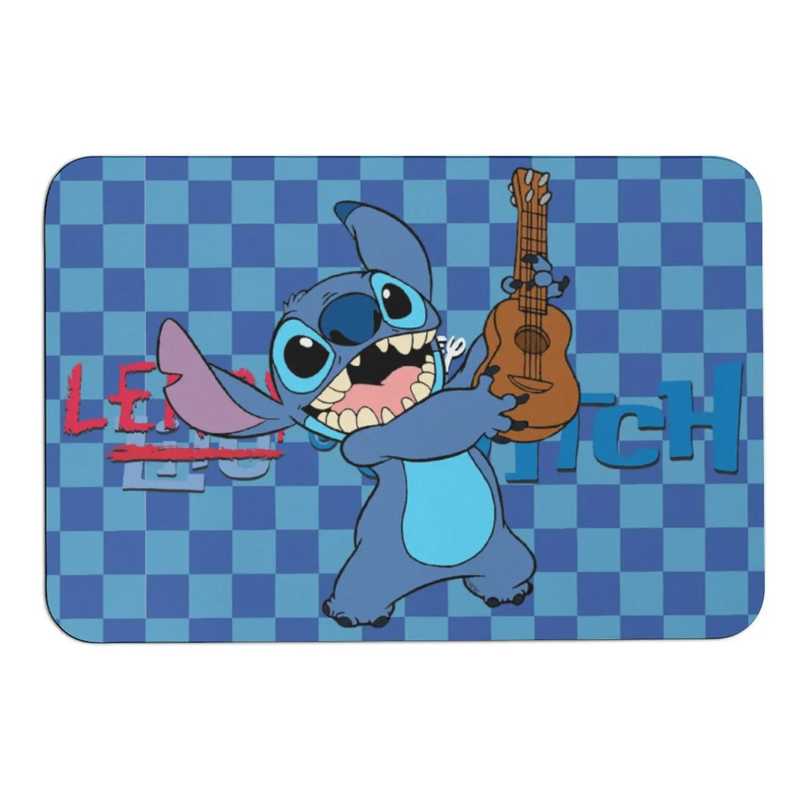 

Stitch Doormat Disney Cartoon Rug Floor Mats Welcome Porch Home Holiday Party Decor Carpet Gifts Custom Non-Slip Rugs