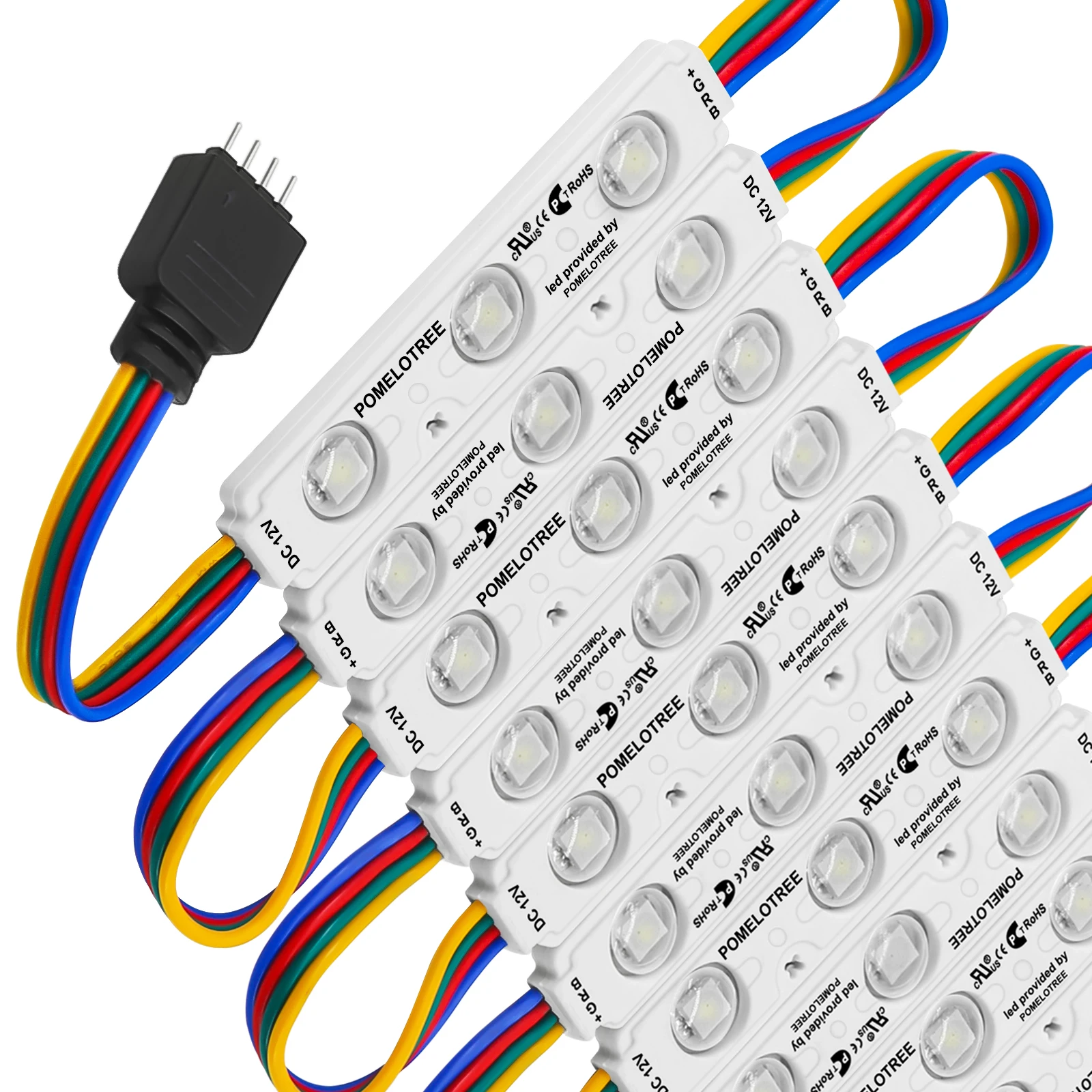 

Водонепроницаемый светодиодный модуль 5050 SMD RGB – идеально подходит для букв на витринах магазинов, световых вывесок, подсветки объемных букв