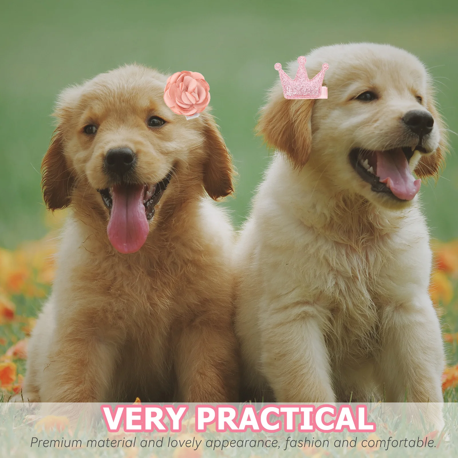 

10Pcs Bowknot Hair Clips for Dogs and Cats Premium Material Easy on Off Stylish Pet Accessory Dog Hair Clip Pet Barrettes