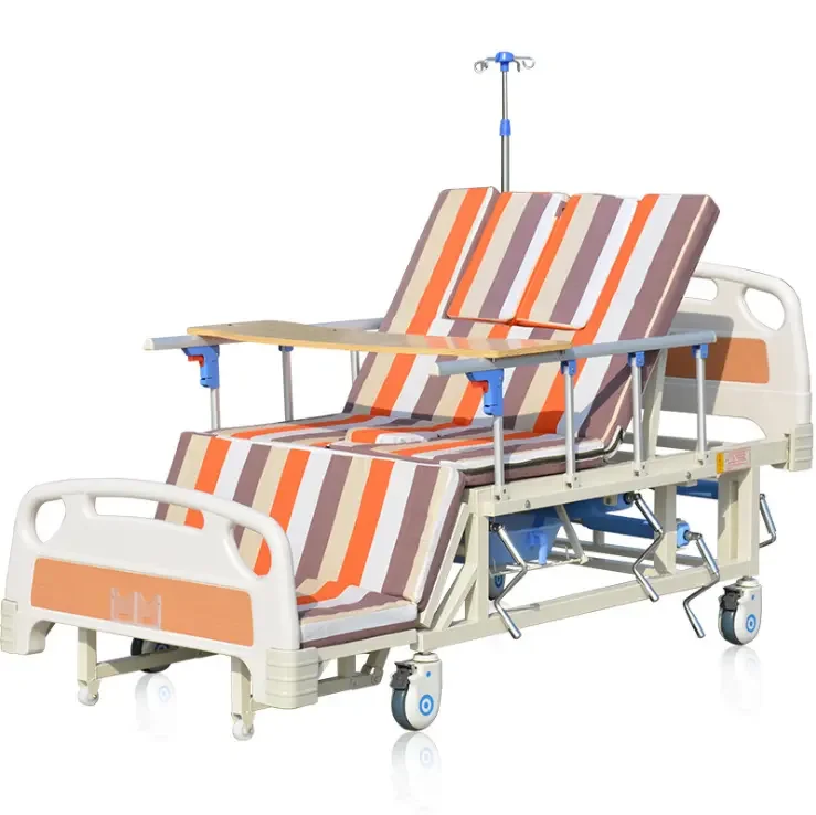 

Factory Direct Selling Affordable Adjustable Multifunctional Manual Hospital Bed