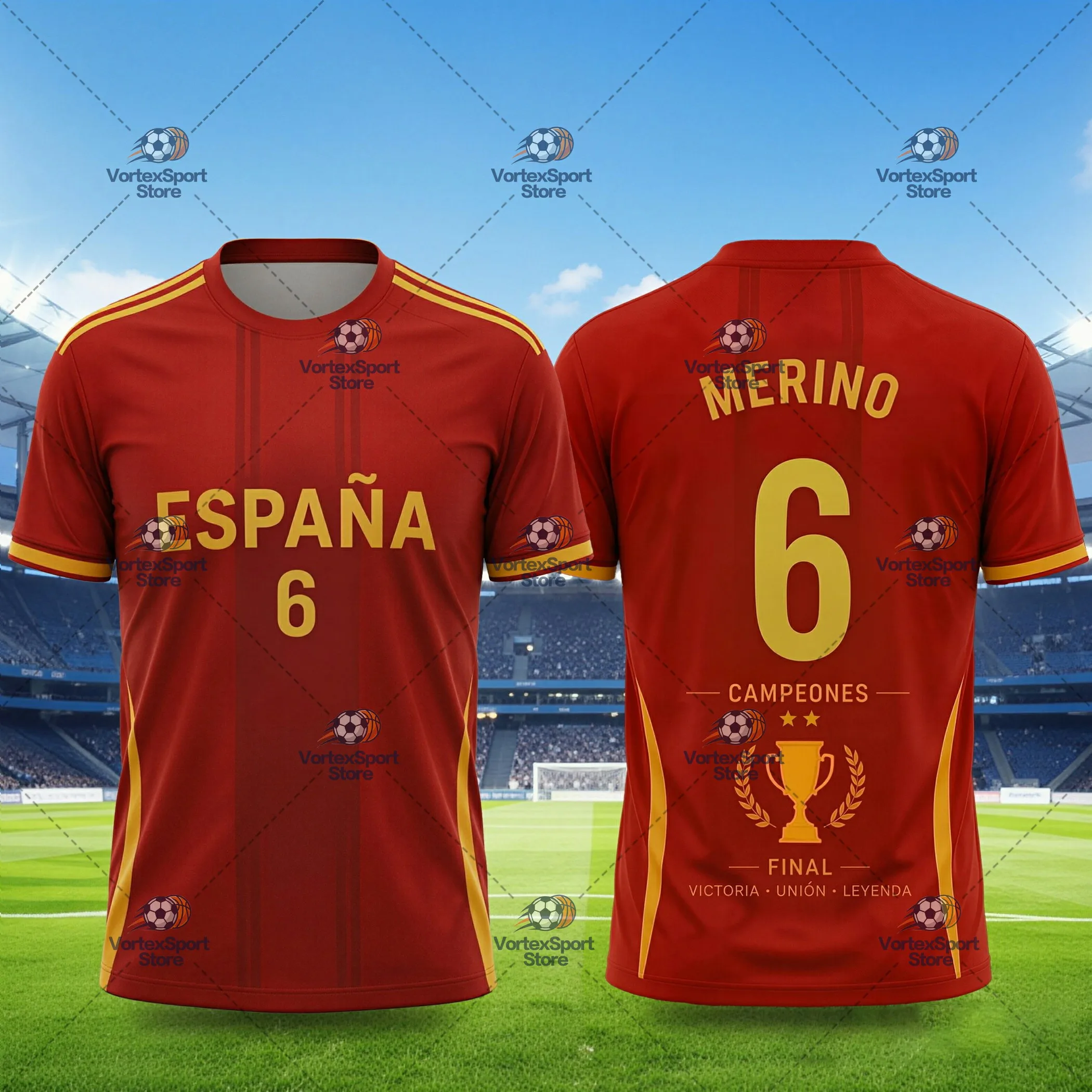 Yamal 2026 Nr. 19 Fußball Schnelltrocknendes T-Shirt Eltern-Kind Kurzarm Rundhals Spanien Fußballmeisterschaft Feier-Trikot – Detail 13