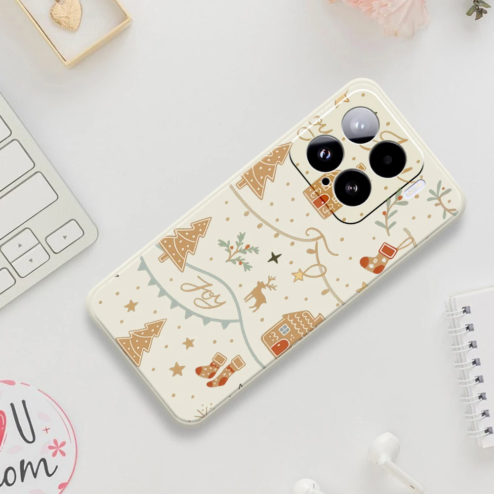 Christmas-style Mobile Phone Case For Xiaomi Mi 15 Ultra Mi 14T 13T 11T Pro Cover For Xiaomi Mi 13T Pro Mi 11T Pro Silicone Case