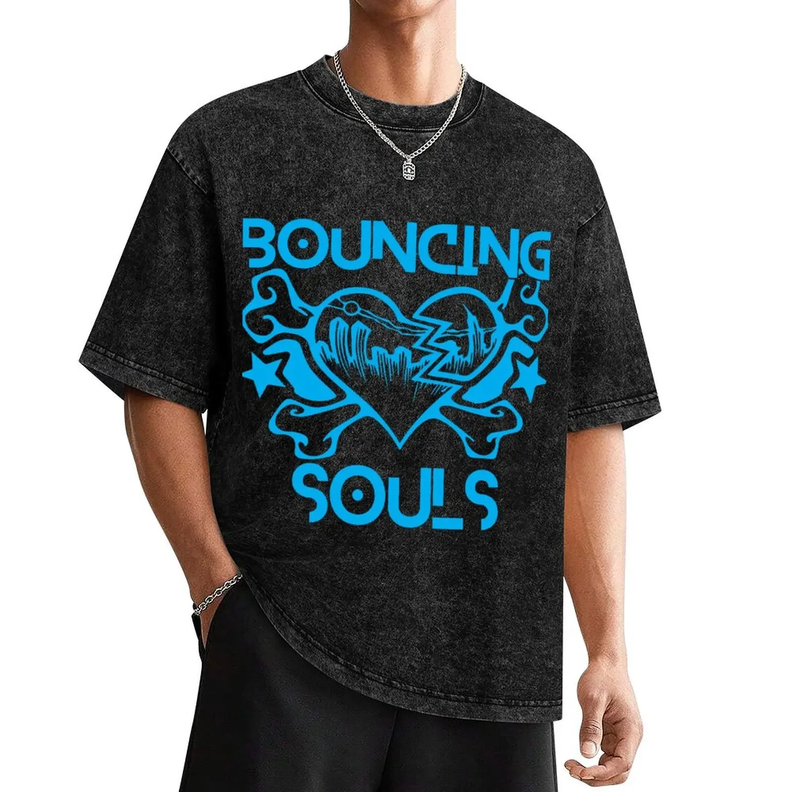 the bouncing souls american punk band T-Shirt Aesthetic clothing cheap stuff blacks Men's t-shirt