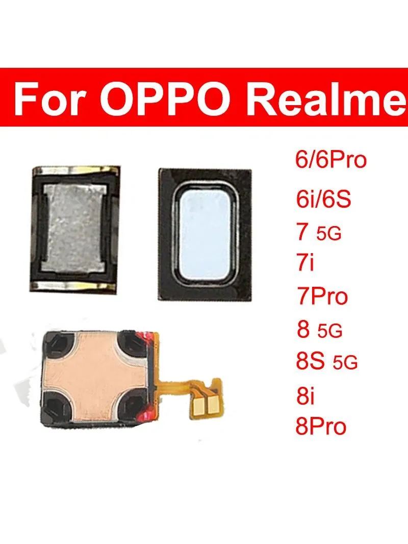Głośnik słuchawki Flex Cable dla OPPO Realme 6 6i 6S 7 Pro 7i 8 Pro 8i 8S górne ucho głośnik odbiornik słuchawki części zamienne do napraw — zdjęcie 2