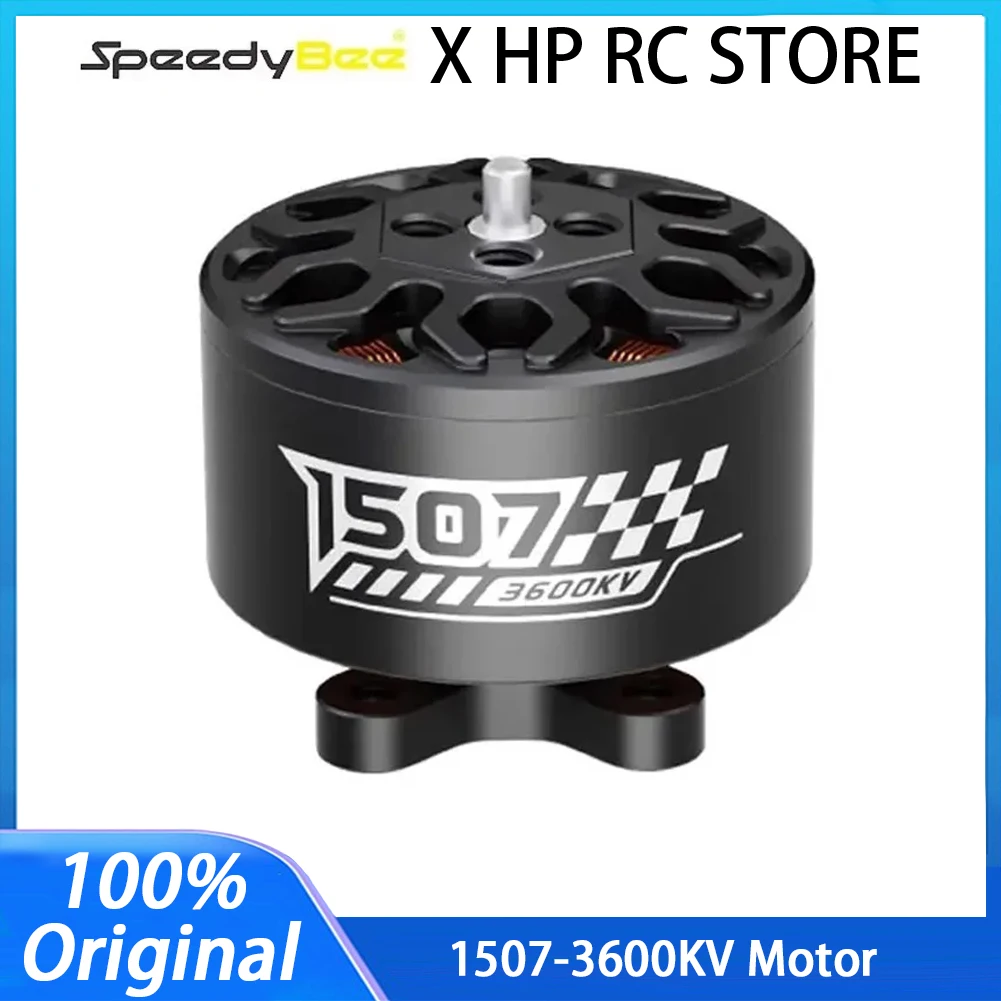 

SpeedyBee 1507 3600KV High-Speed Brushless Motor for Master3X 3-3.6" FPV Racing & Freestyle Drone