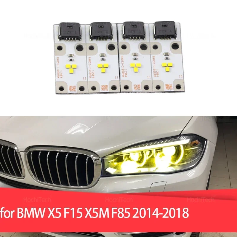 

4 шт. автомобильный фонарь для BMW X5 F15 X5M F85 2014 2015 2016 2017 2018 желтый балласт 63117263051 Чип светодиодной вставки фары