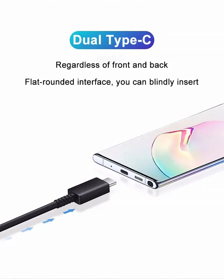2pcs pd 45w usb c kabel für samsung galaxy s20 s21 s22 s23 ultra note 10 5g 20 a53 a54 supers chn elles laden des usb typ c datenkabel – Detail 12