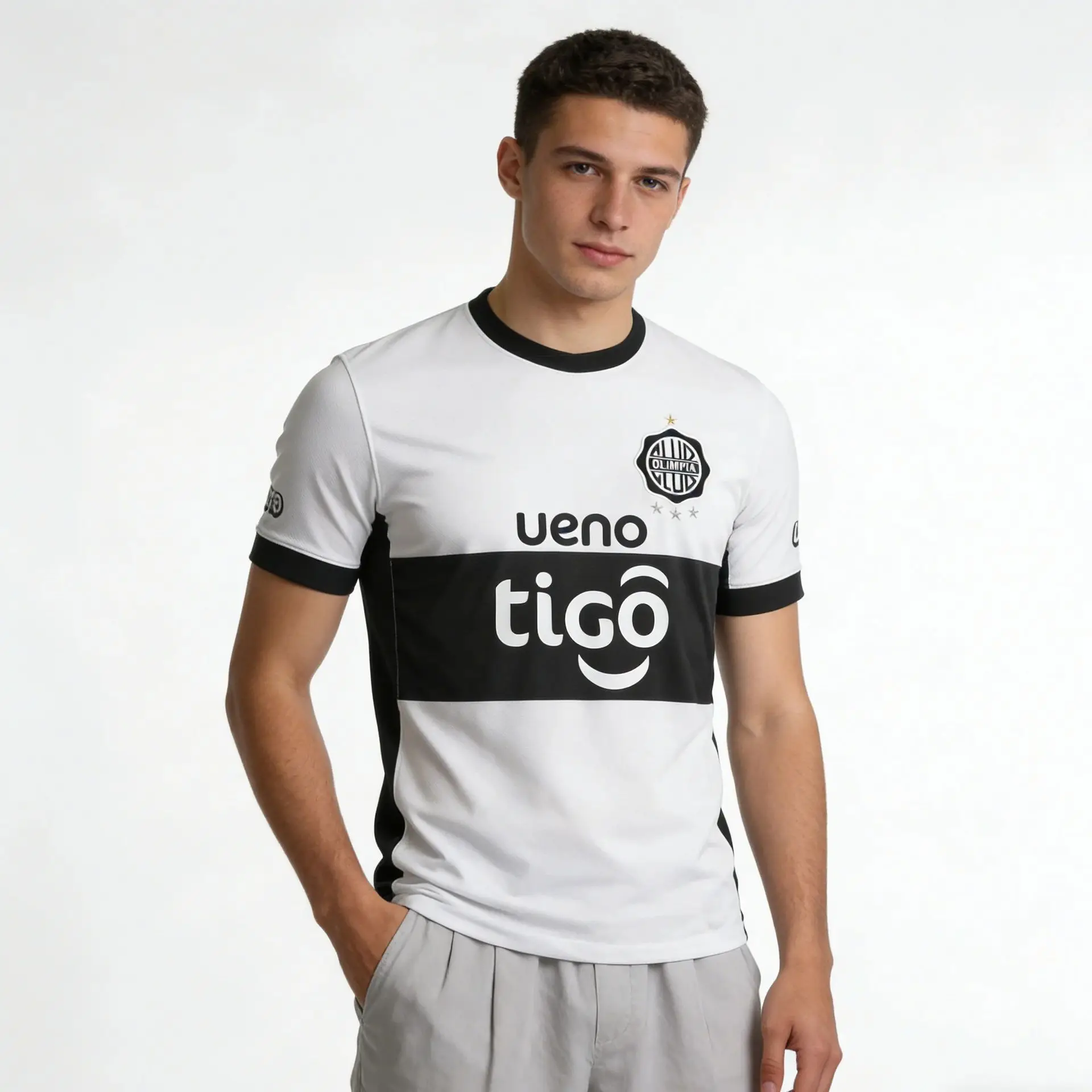 Nuevas camisetas de fútbol del Club Olimpia para el partido local y visitante, camiseta deportiva para hombre, camisetas para adultos y niños, camisetas para padres e hijos