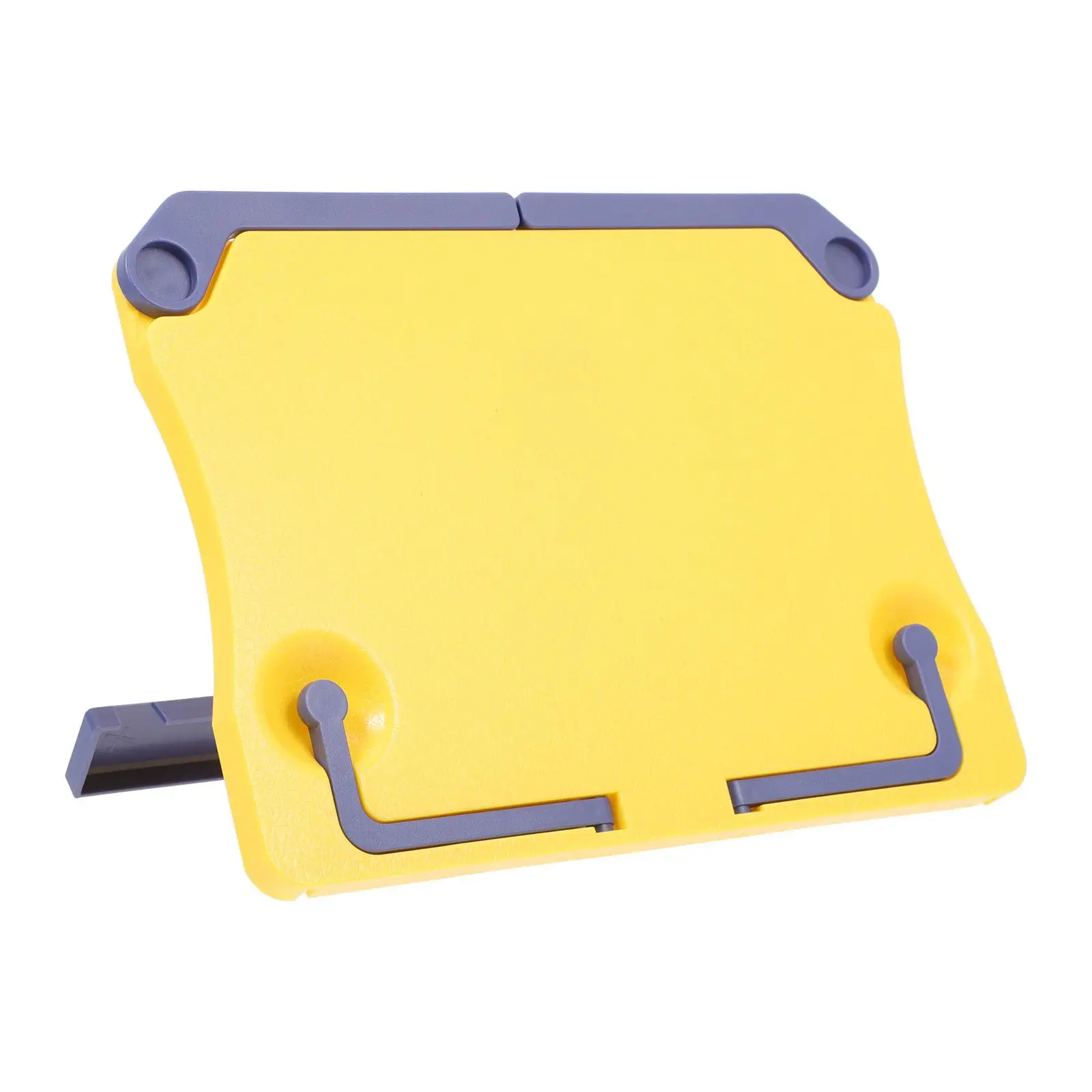 Foldable Desktop Bookshelf Yellow Musical Score Portable Rack Kids Students Reading Shelves Storage Holder Multipurpose Book