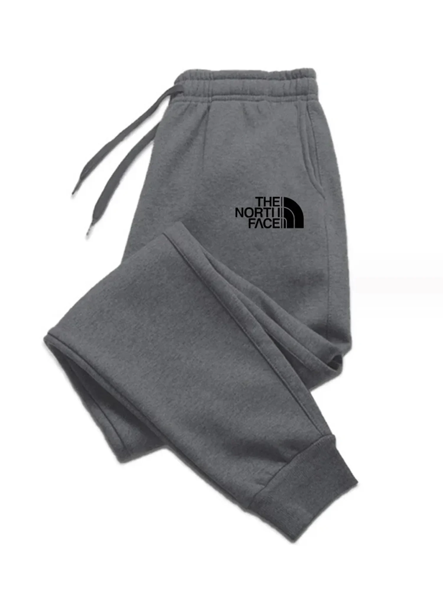 2025 سراويل الركض الرجالية سراويل ضيقة غير رسمية للياقة البدنية وتمارين العلامة التجارية سراويل الجري الخريف والشتاء سراويل رياضية للرجال #4