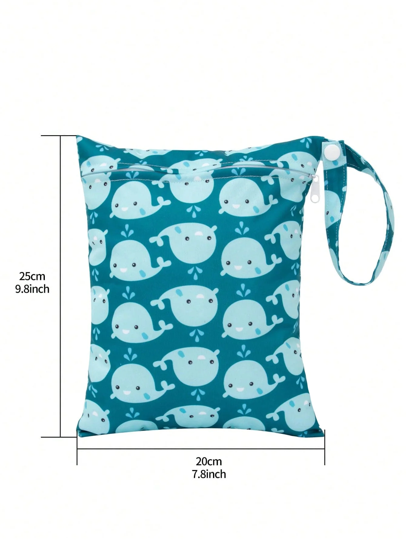 20*25CM 재사용 가능하고 휴대용 단일 포켓 기저귀 가방 방수 미니 기저귀 가방 기저귀에 대 한 다용도 헝겊 가방