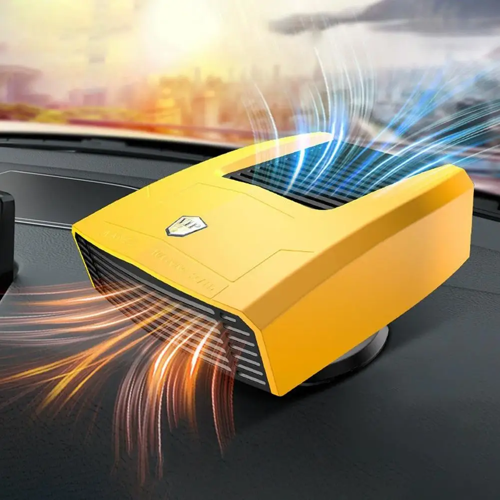 Car Lithium Battery Car Heater (excluding Battery) Outdoor Defogger ABS Quiet Small Electric Thermostat Heater Cooling Fan
