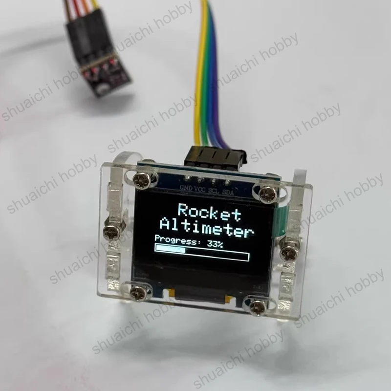 1 قطعة RC نموذج صاروخ مقياس الارتفاع/بارومتر ث الذكية الاستشعار الضغط/درجة الحرارة/رطوبة رصد في الوقت الحقيقي الارتفاع عرض نوع-C بالطاقة