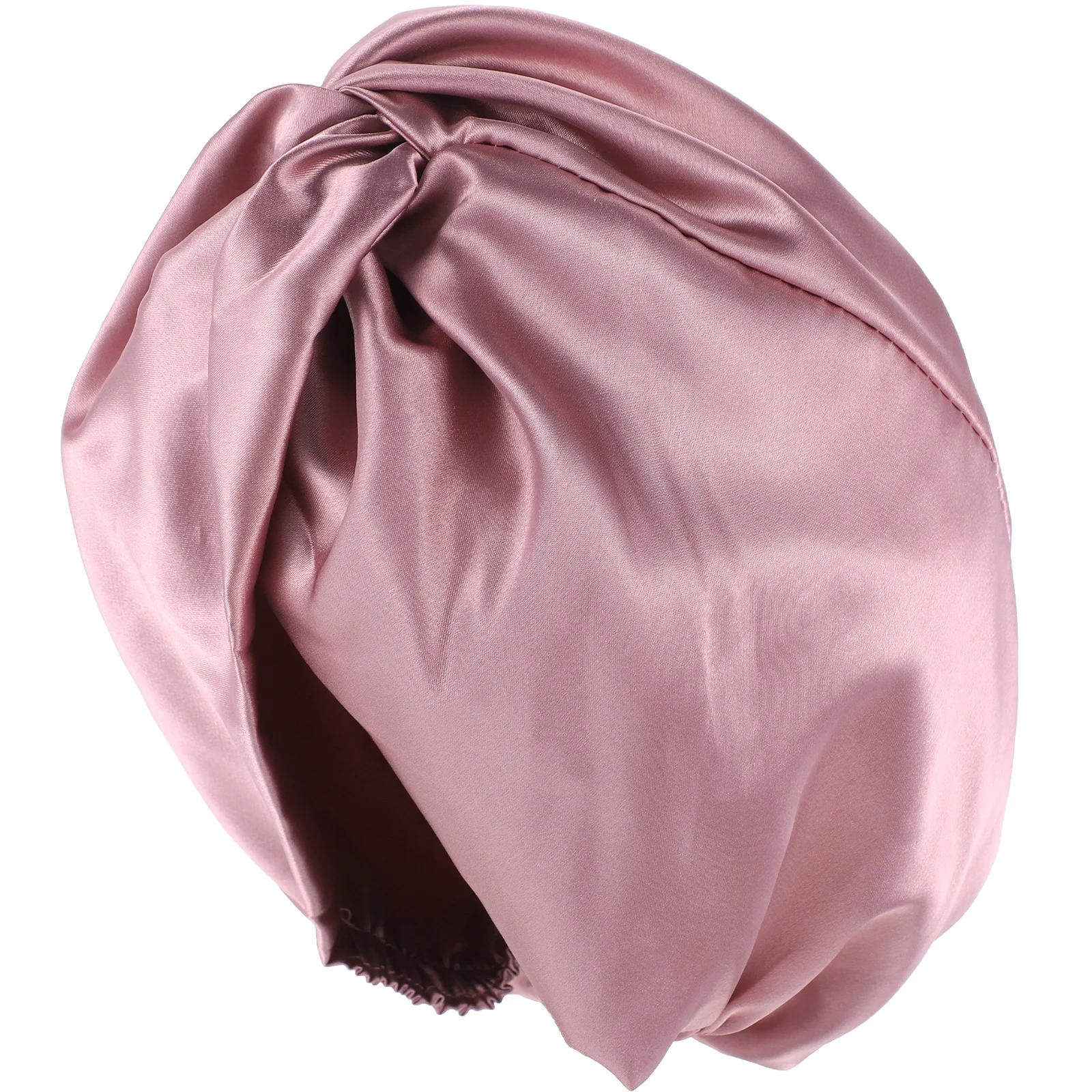 

Polyester Hair Cap Elastic Satin Comfortable Bonnet Adjustable Sleeping Bonnets For Women Home Use Salon Care