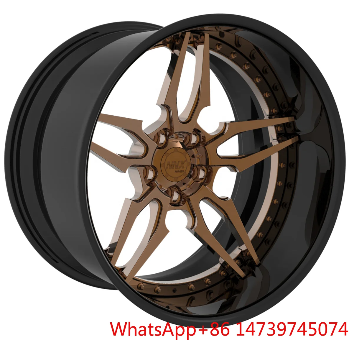 Performance WheelsNew 2 Pieces Forged Alloy Wheels 18-22 Inch 8J-11J Two Piece Deep Recessed Concave Design 5x120/5x108 PCD 40mm