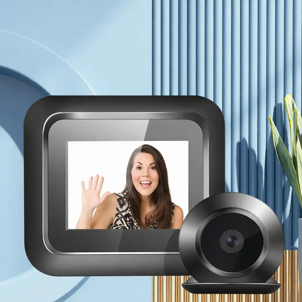 Home Security Doorbell Camera 2.4 Inch Display Digital Peephole Monitor Video Recording System For Bolan Smart X5D