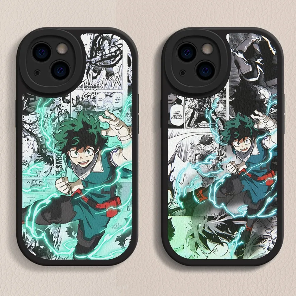 

My Hero Academy Phone Case Hard Leather For iPhone 14 13 12 Mini 11 14 Pro Max Xs X Xr 7 8 Plus 6 6s