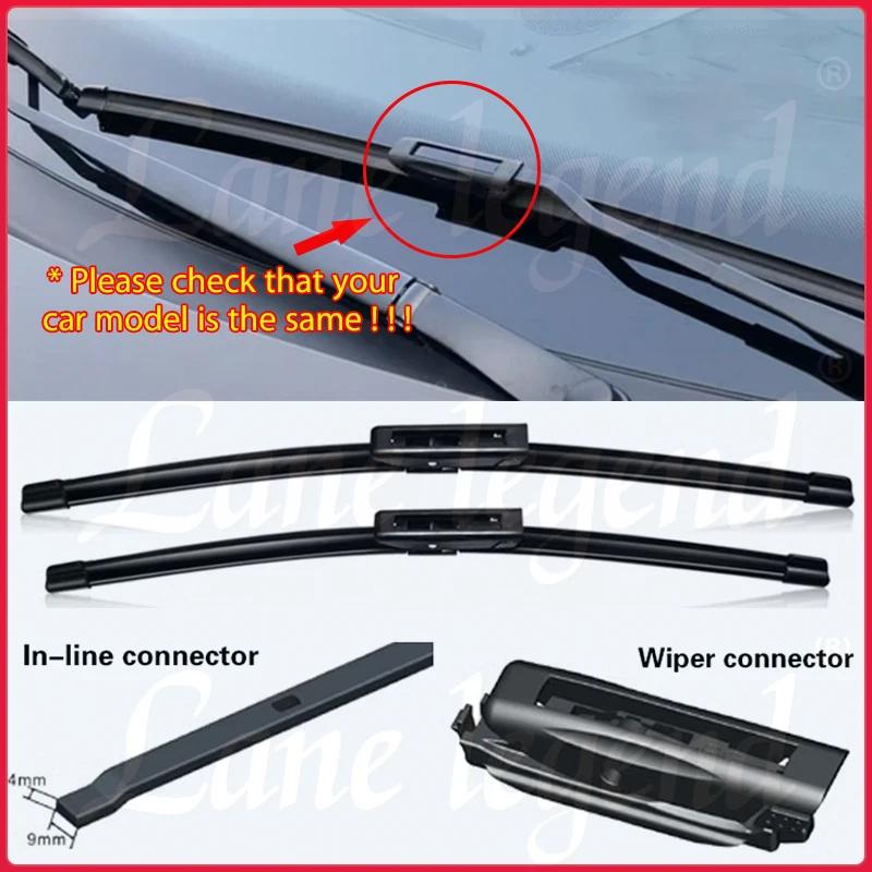 Car Wiper For Citroen C4 Cactus 2014 - 2020 Front Rear Wiper Blades Windshield Windscreen Window Car Accessories 26\