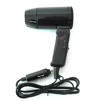 Compact Vehicle Dryer 12V Hair Dryer Hot Cold Blower 1.2 Meters Power Cable Car Styling Hair Dryer Folding Handle