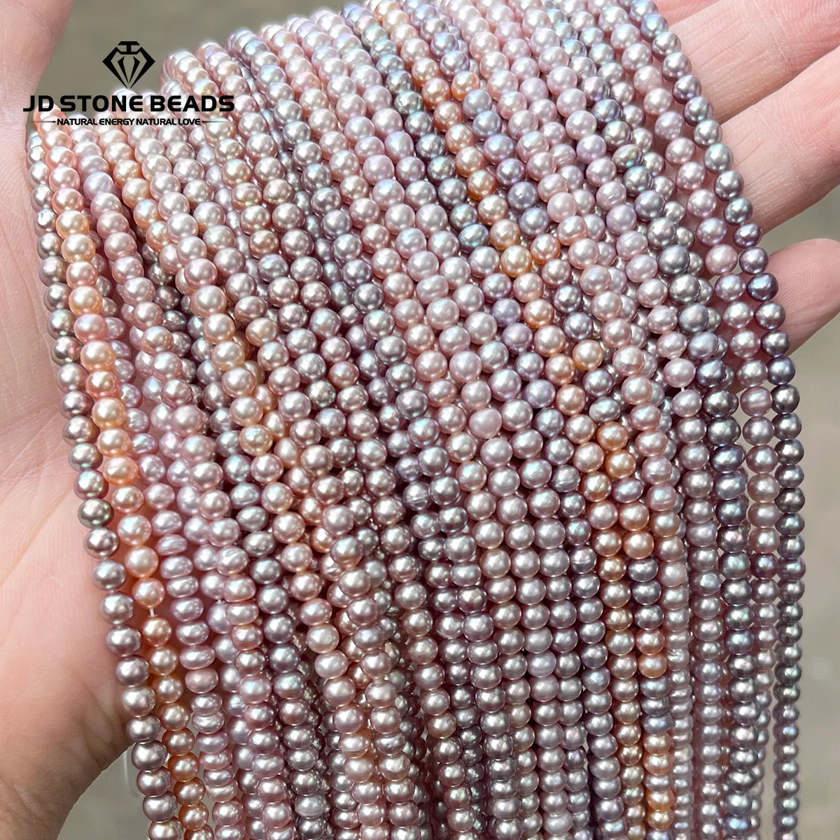 

Aurora Luster Purple Natural Freshwater Pearl Loose Beads High Grade Pearls for DIY Jewelry Making Bracelet Necklace