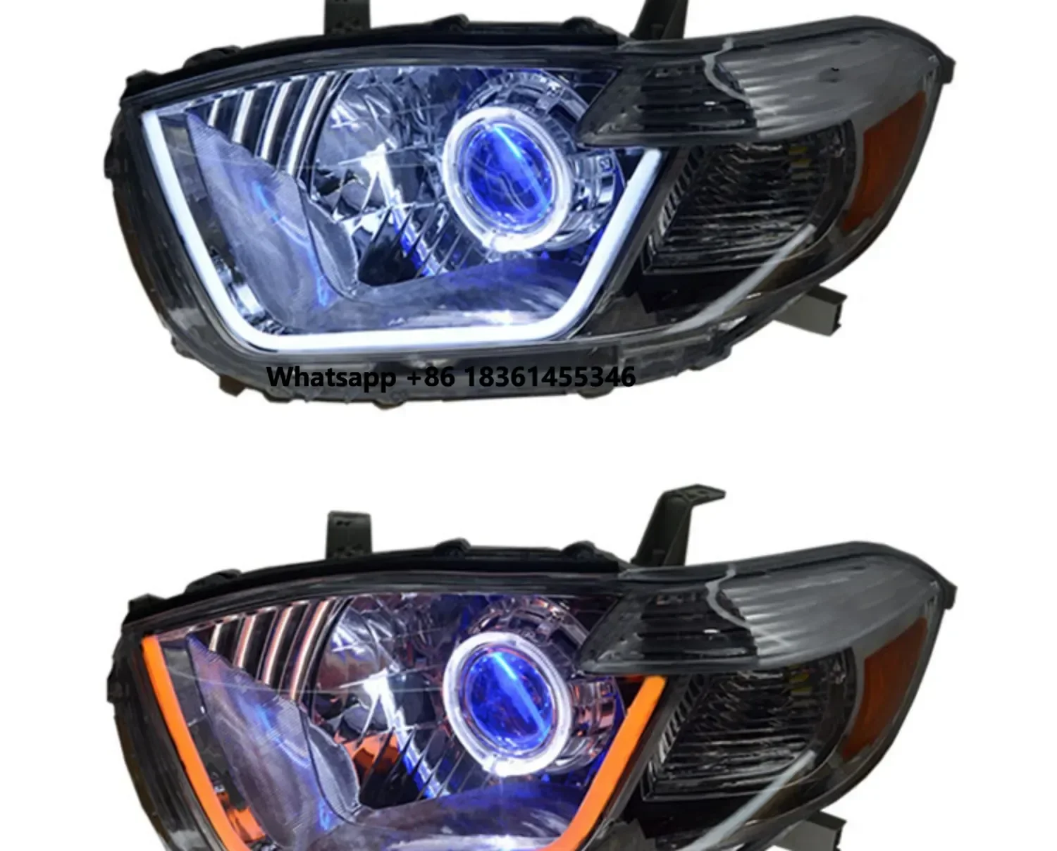 

Front Headlight Assembly for Highlander 09-14 Led Daytime Running Light Turn Signal