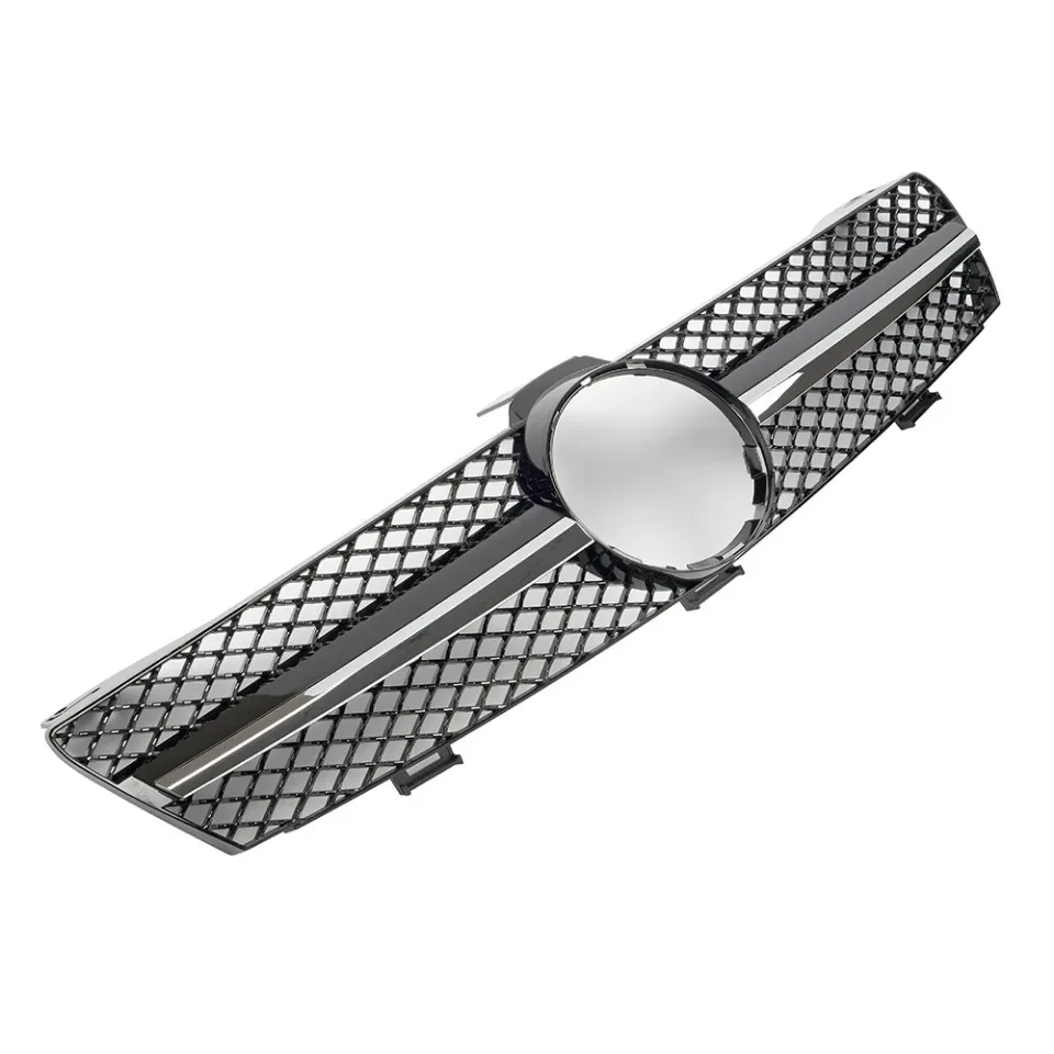 XVIP Chrom-Silber-Diamant-Stil Stoßstangengrill für Mercedes Benz CLS-Klasse W219 CLS350 CLS500 05–08 obere GTR-Stilgitter – Detail 4