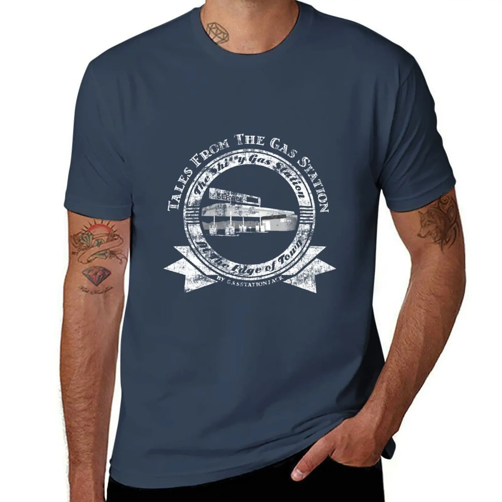 

Tales from the Gas Station Logo T-Shirt man t shirts graphic t shirts for man cotton t shirts for man cotton soft T-Shirt