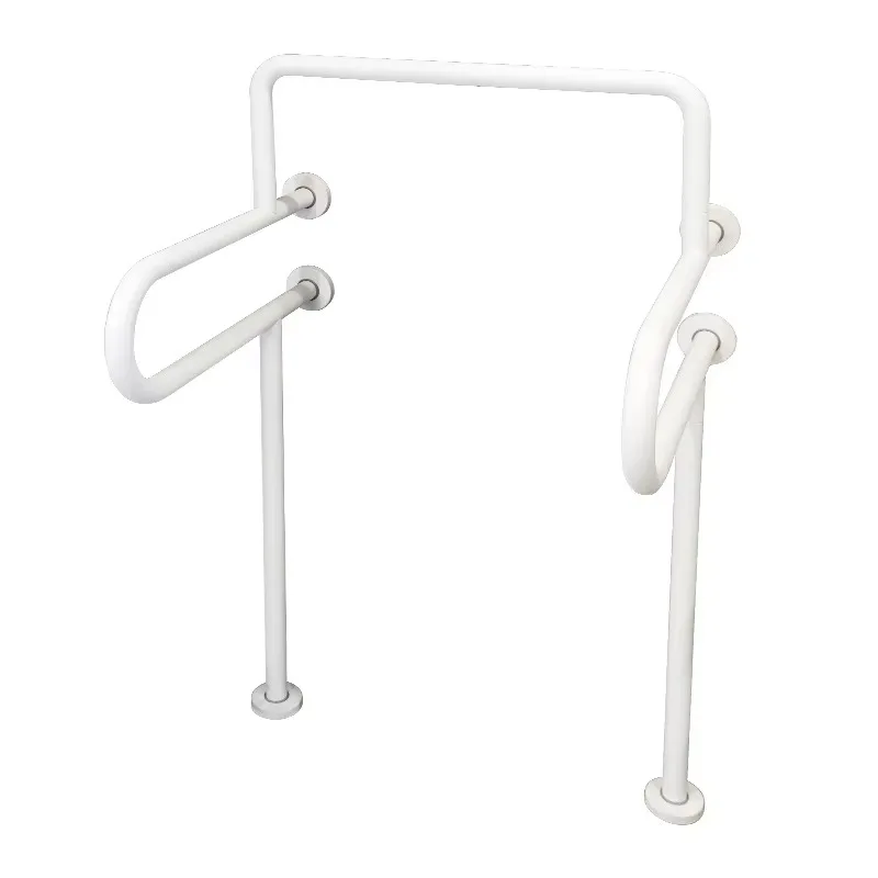 

Accessible non-slip legs floor rest toilet handrail non-slip disabled female handrail elderly toilet