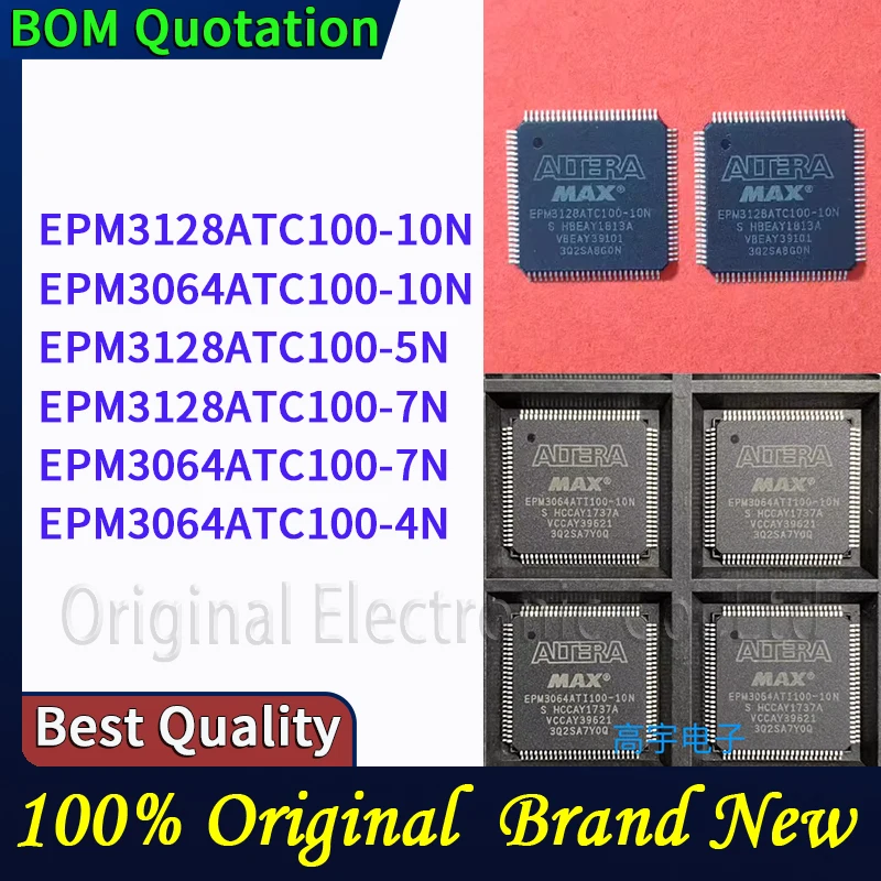 EPM3128ATC100-10N EPM3064ATC100-10N EPM3128ATC100-5N EPM3128ATC100-7N EPM3064ATC100-7N EPM3064ATC100-4N  In stock Original Black