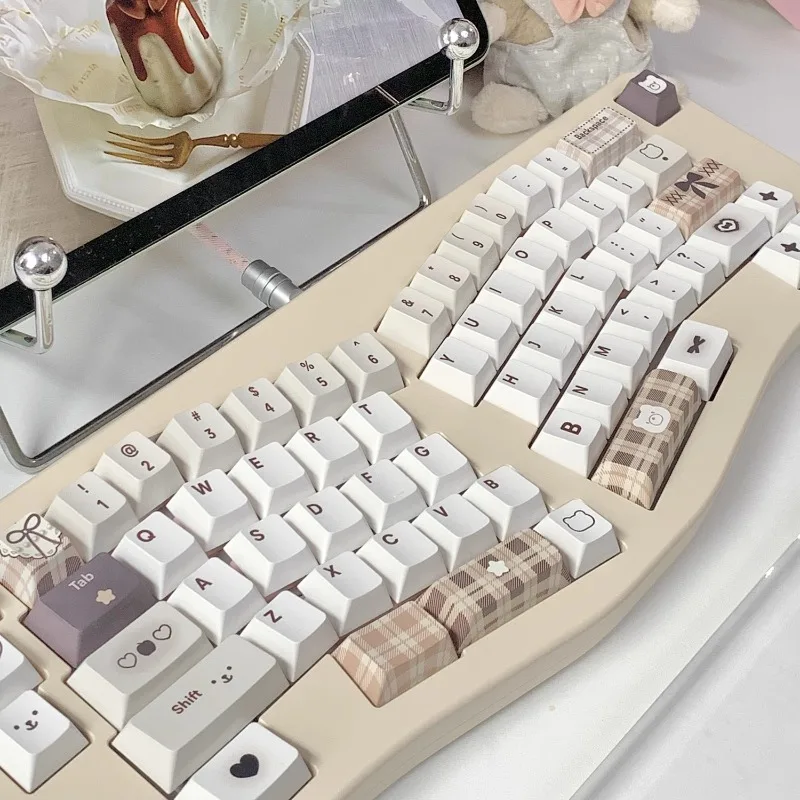 Cute Puppy Theme Keycaps 150/130 Keys PBT Sublimation Cherry/MOA/MDA Profile Custom Keycaps Mechanical Keyboard Accessories Gift