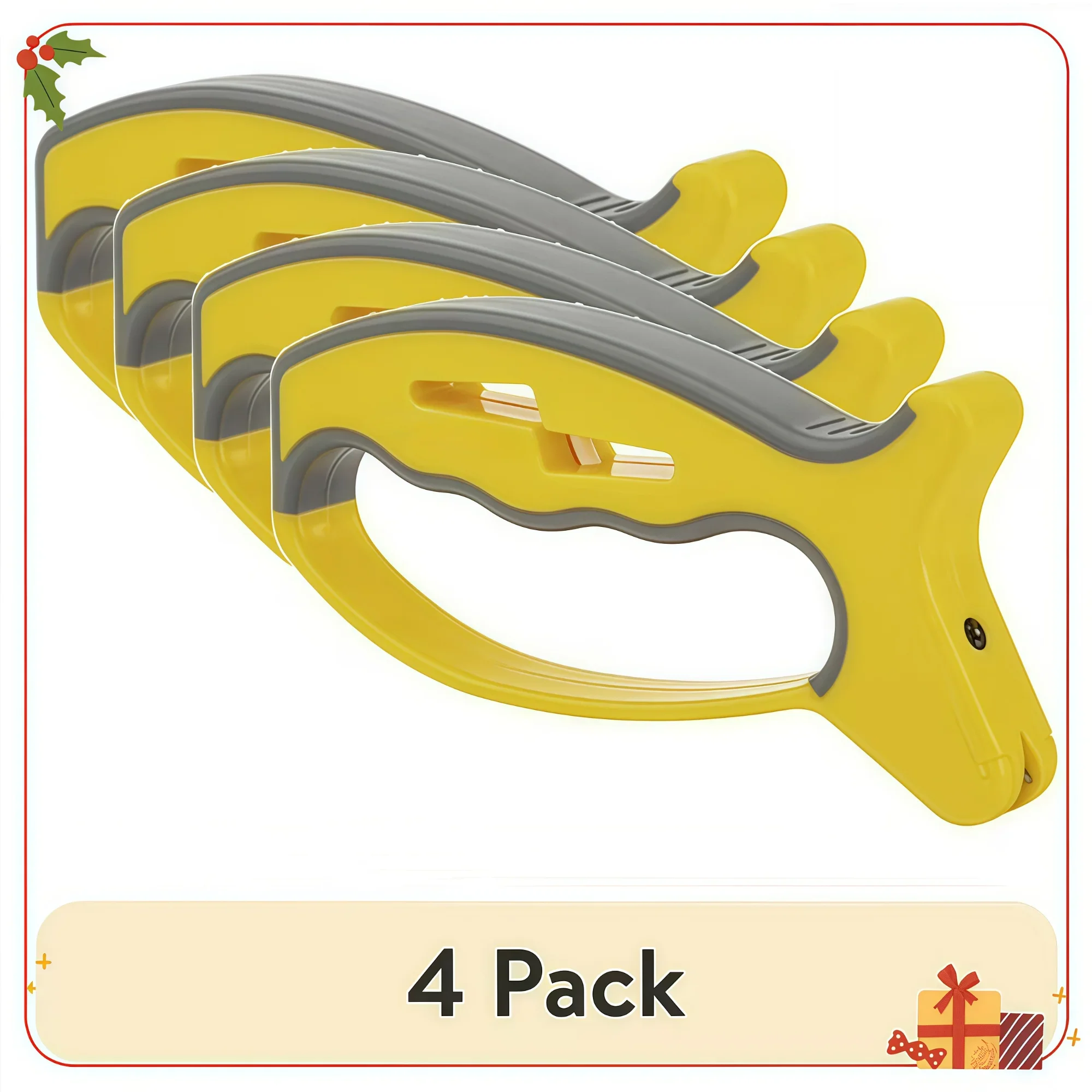 

(4 pack) Knife & Scissors Sharpener | Yellow & Grey