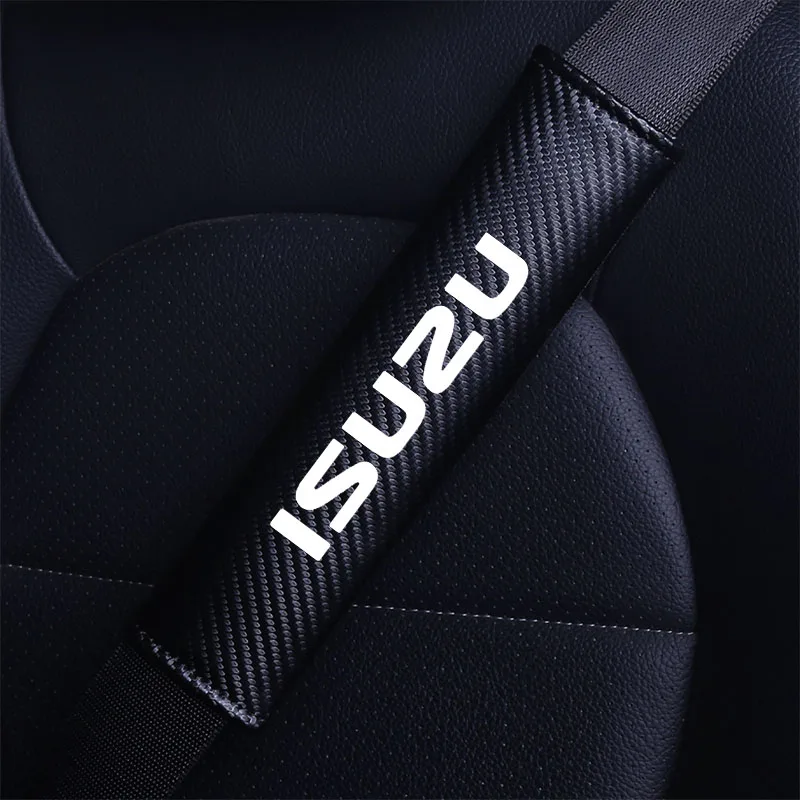 Car Safety Belt Cover Shoulder Pad for Isuzu D-MAX D MAX Dmax I II PANTHER ASCENDER 4X4 WFR VAN NFR ATV TROOPER car Accessories